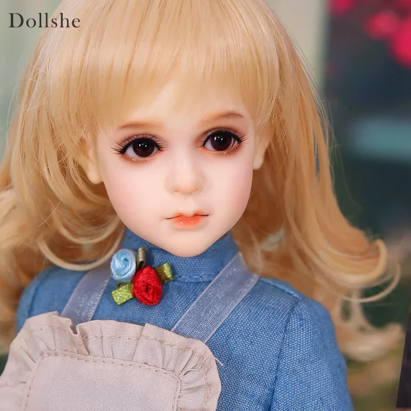 Free Shipping BJD Dolls Dollshe Rosa Classic 1/4 6G Pretty Innocent High Quality Resin Girl Toys Best Gift DS Oueneifs