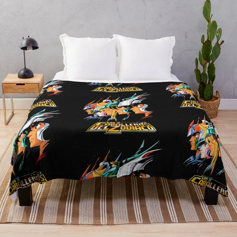 

LOS CABALLEROS DEL ZODIACO16 Throw Blanket Blanket Luxury Camping Blanket Comforter Blanket Sofas