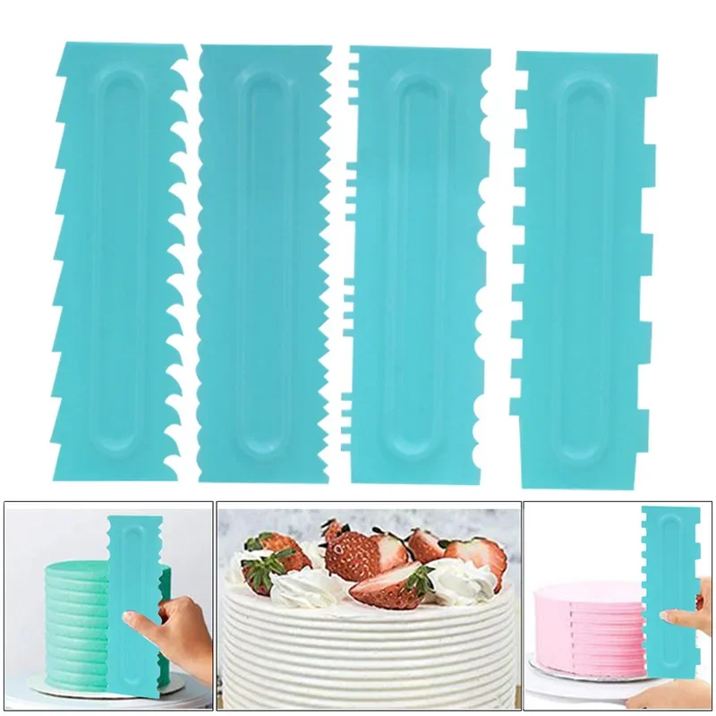 Cake Decorating Comb, Cake Scraper, Smooth Cream, Icing Comb, Fondant, Spatulas, Pastry Tools, 1 Piece