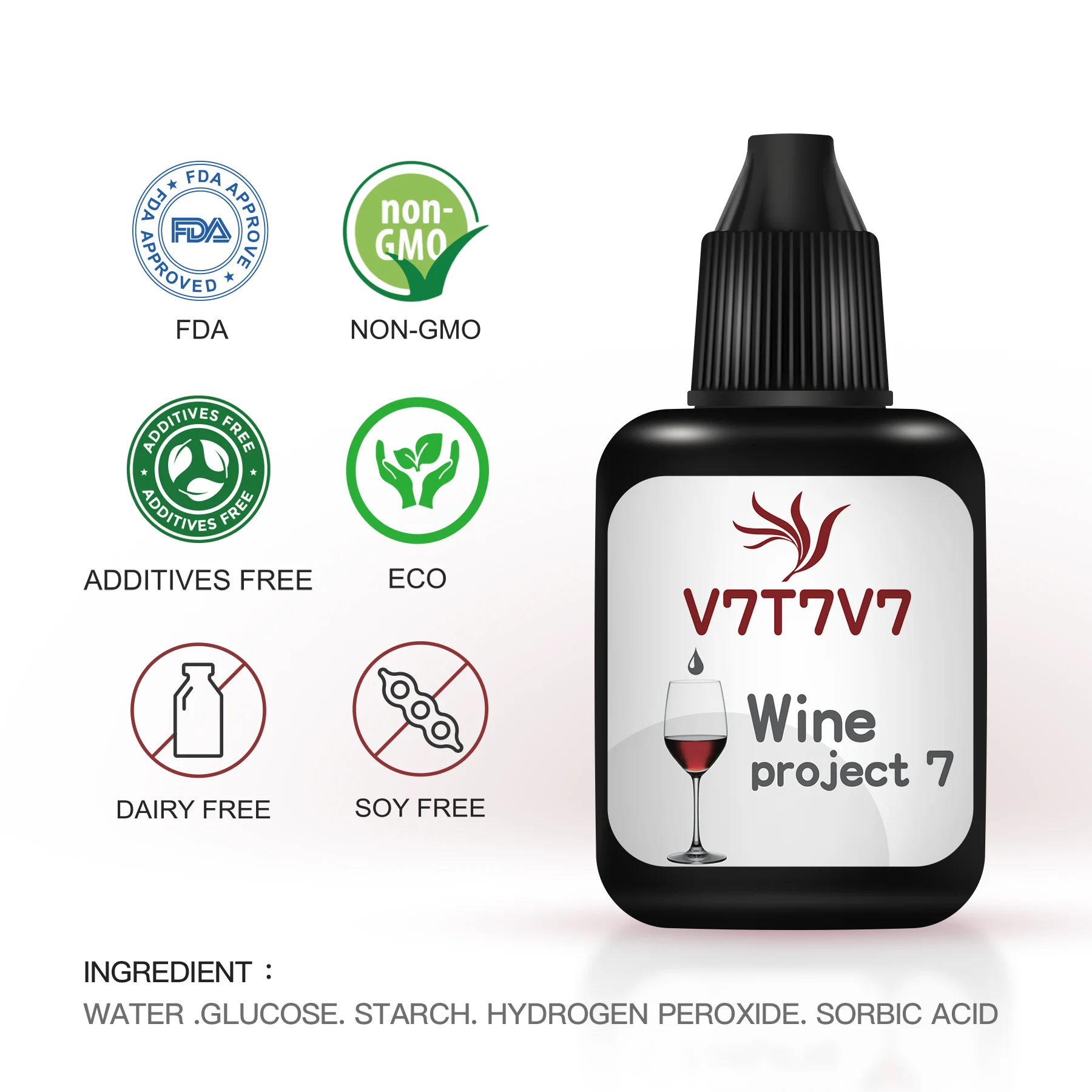 Remove sulfites and histamines, eliminate headaches, reduce wine allergies, V7T7V7 wine sulfite filter