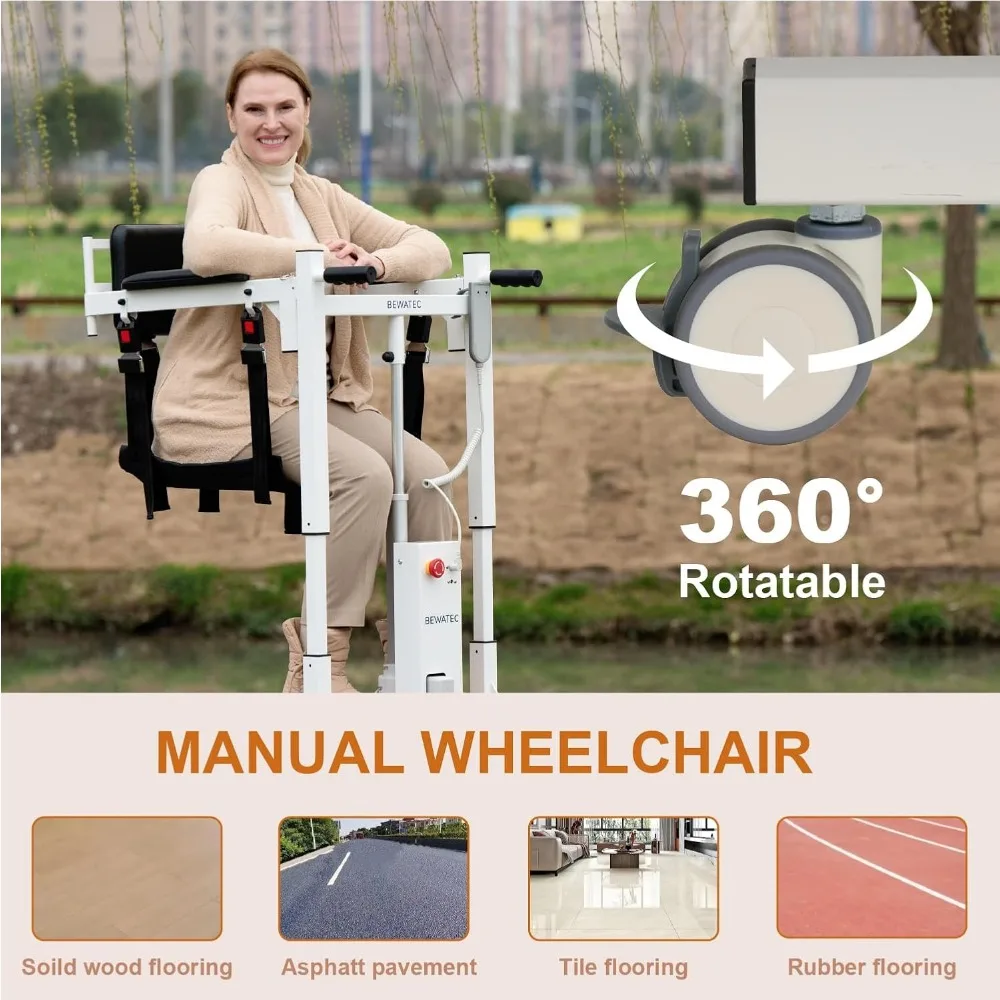 رفع كرسي متحرك كهربائي محمول للعناية بالمنزل وكبار السن