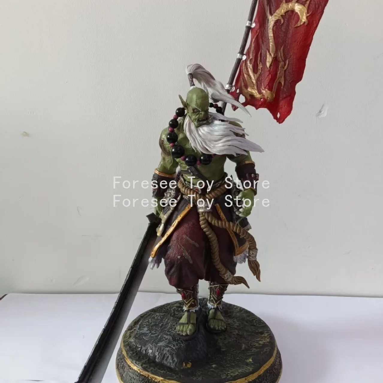 45cm Blade Master Samuro Figure Warcraft Anime surroundings Figures Collection Desktop ornament decorations Best Gifts for boys