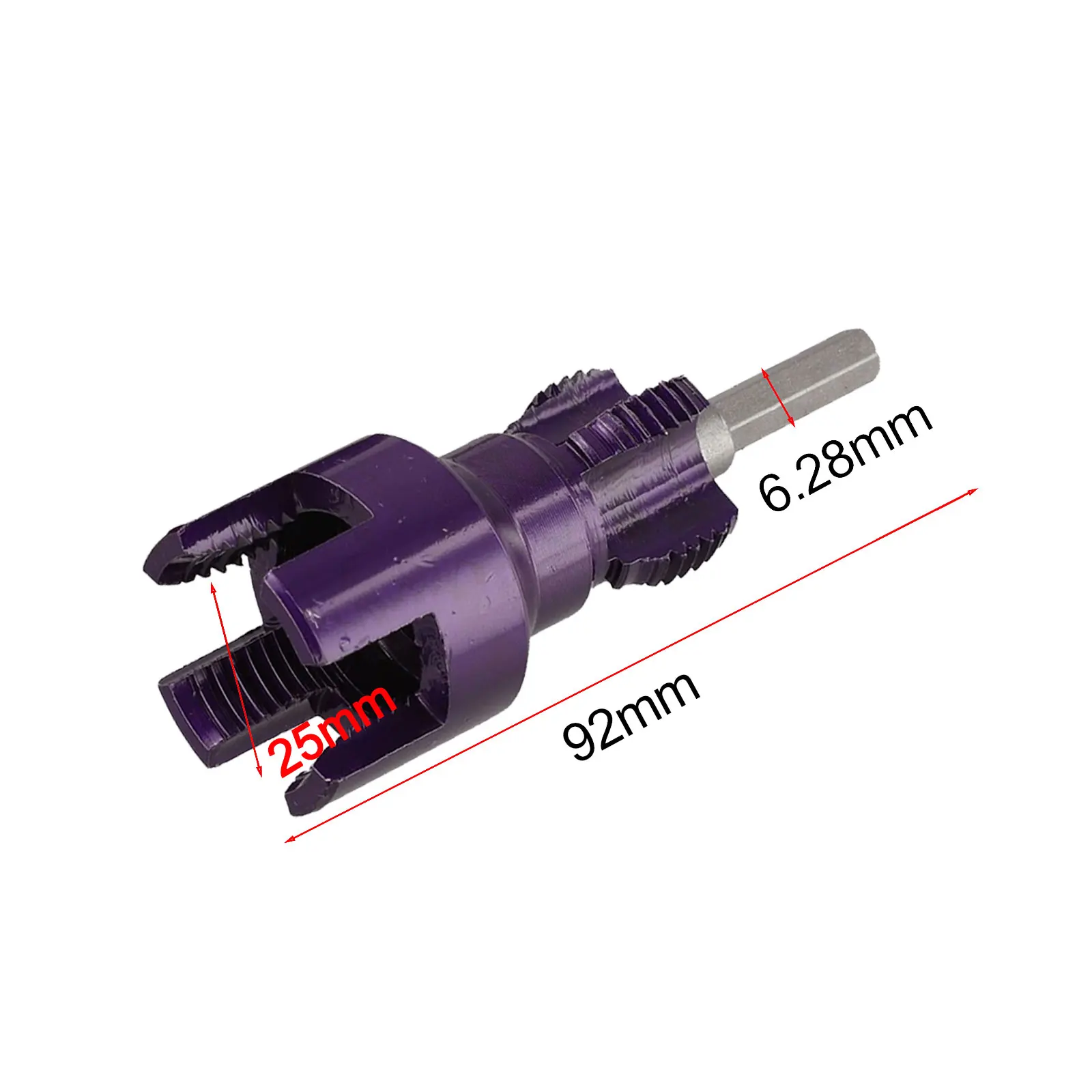 20mm Internal External Thread Integrated Die For PPR Water Pipe Threader Cutting Tool Plumbing Repair Accessories Purple