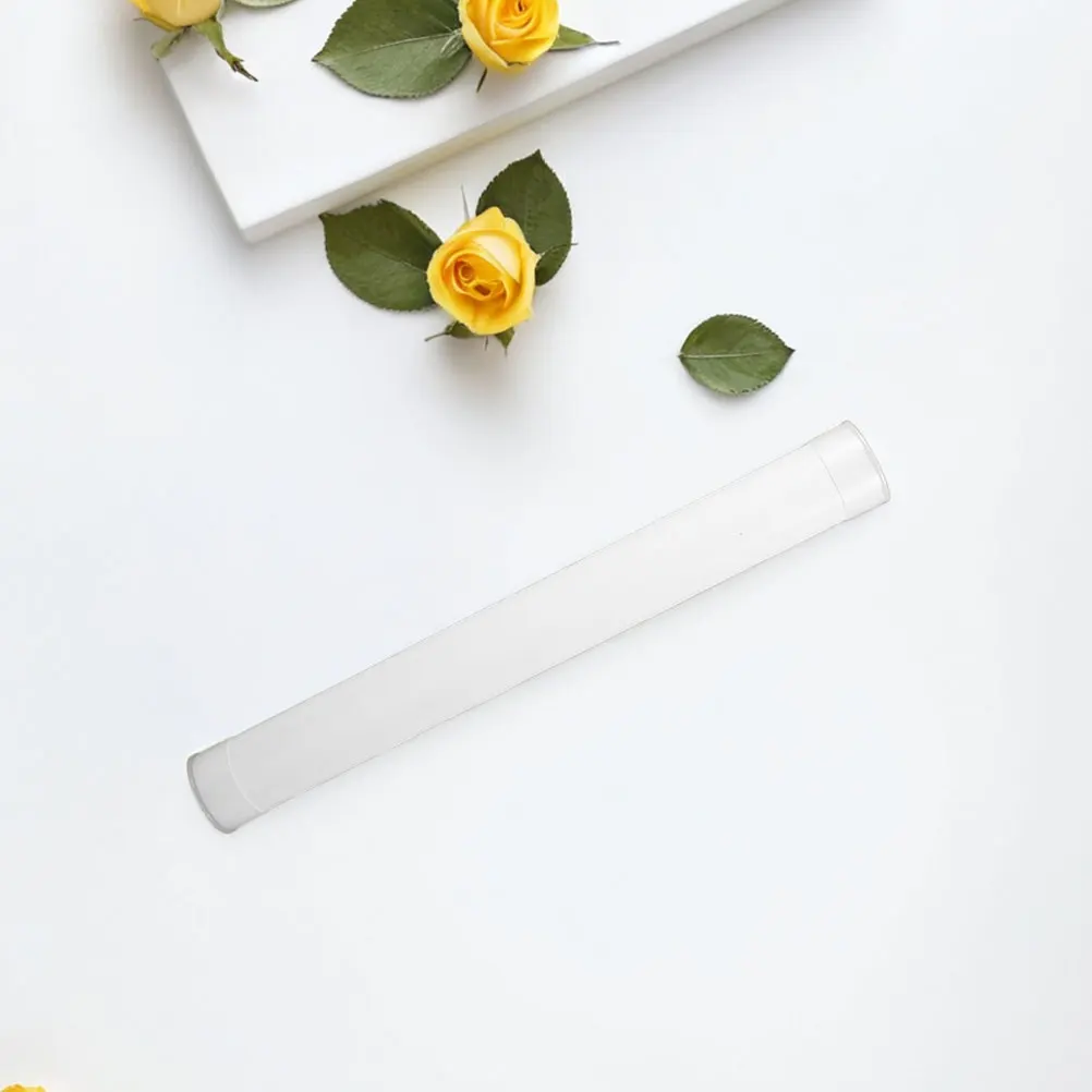 

4 Pcs Cartridge Transportation Storage Tube Travel Pe Postal Tubes with End Caps