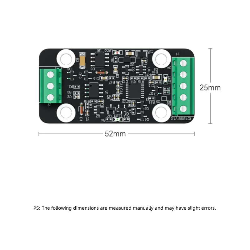 DTECH Half-duplex Communication Module Two-way IOT5088 Passive 232 to 485 Serial Bidirectional Converter