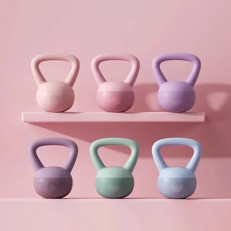 

Pro Competition Singolo Pliable Hot Selling Good Quality Multifunctional Pvc Soft Rubber Kettlebell Fillable 4-5-6-8kg
