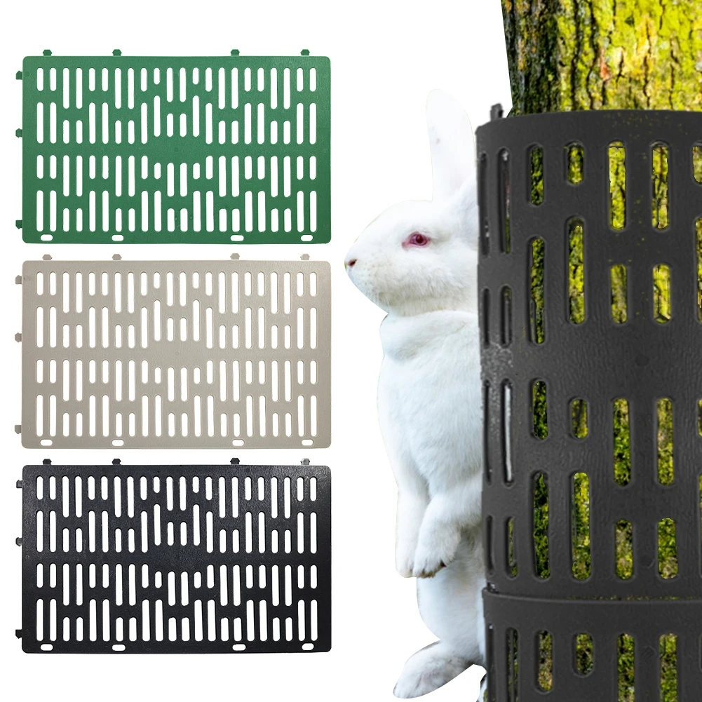 

6Pcs Tree Trunk Protector Anti Chewing Tree Wraps with Twist Ties Plant Protection Fence Adjustable for Protecting Trees