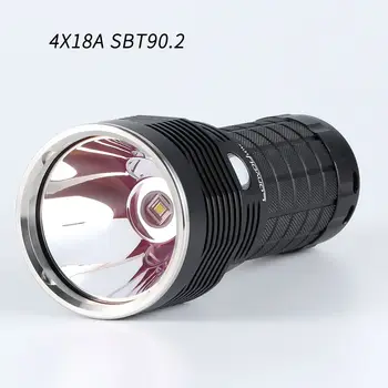 Convoy 4X18A LED 手電筒 高功率 SBT90.2 5400流明 可充電手電筒,使用 18650 電池,適用於自衛和露營 6 最佳銷售 sbt90.2 - №4