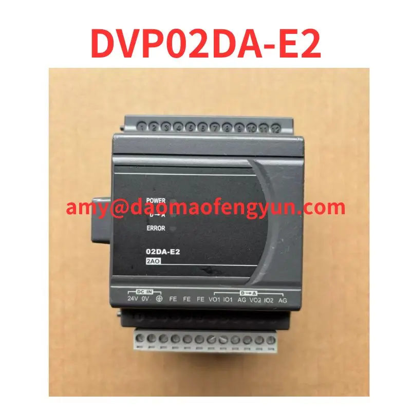 

Second-hand DVP02DA-E2 Delta PLC Module In good working order