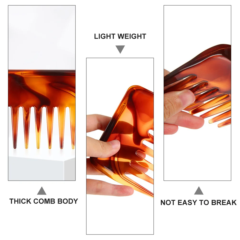 

2pcs Retro Tooth Combs Detangling Hair Styling Hair Styling Combs Comb For Vintage Hairdressing Salon Home Use