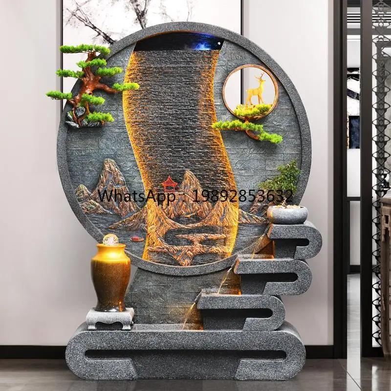 LYY قسم كبير الجنينة المياه المشهد حديقة فناء مكتب الطابق زخرفة النمط الصيني الجديد #2