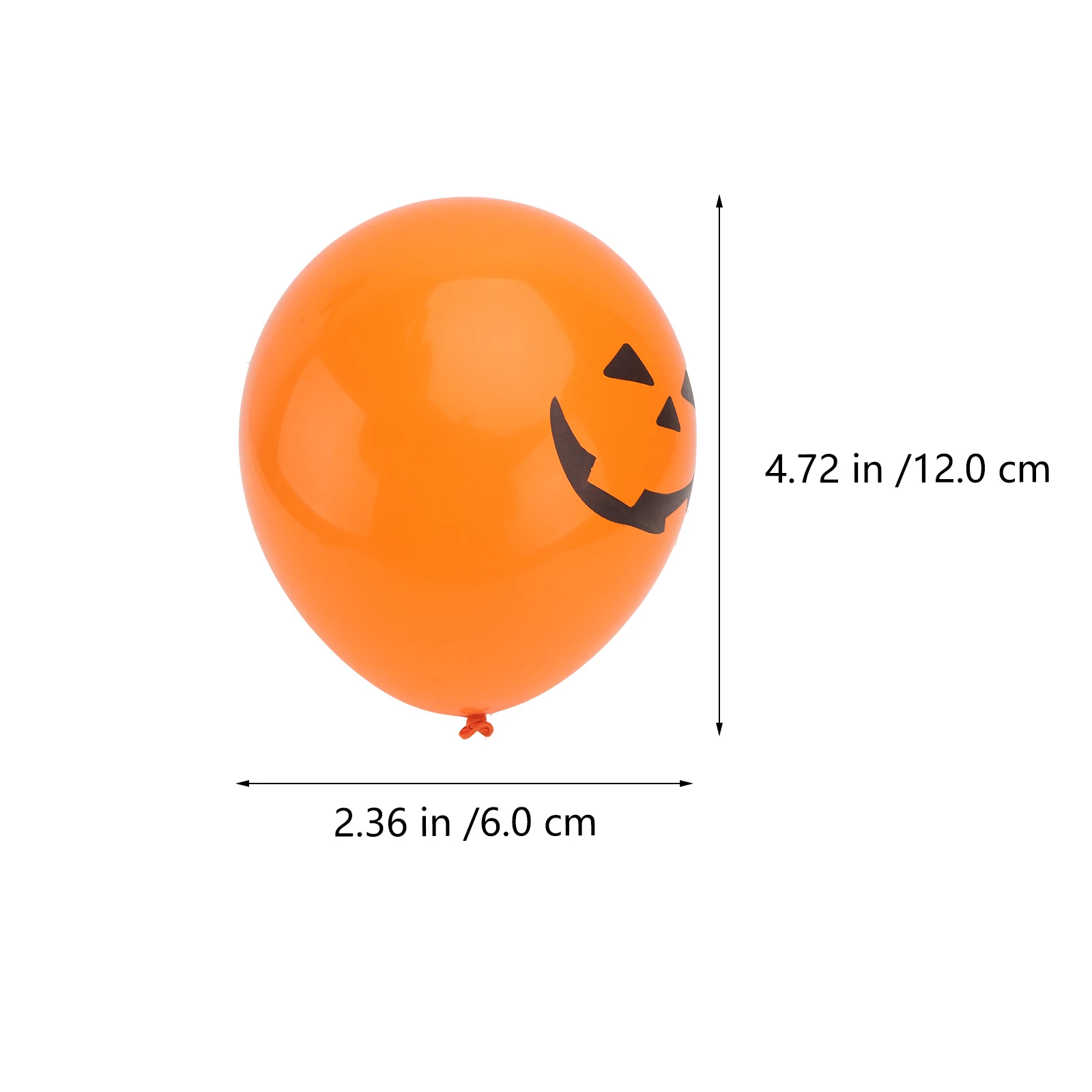 

60 PCS Decorate Halloween Balloon Set Baby Small Printed Latex Balloons
