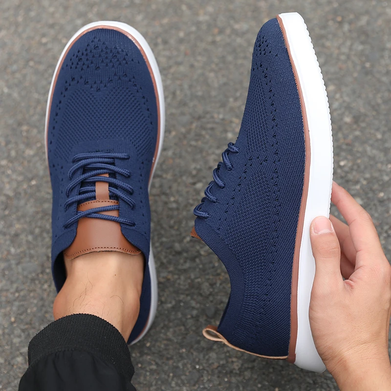 

Men's Casual Shoes Lightweight Lace-Up Soft Soled Running Shoes Classic Slip-on Male Flats Loafers Shoe Trainers Zapatos Hombre