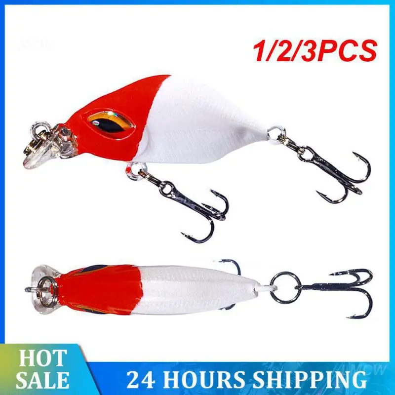 

1/2/3PCS Luya Bait Fishhook Fishing Baits Fishing Goods Fishing Lures With Hook Sharp Treble Hooks Artificial Hard Baits