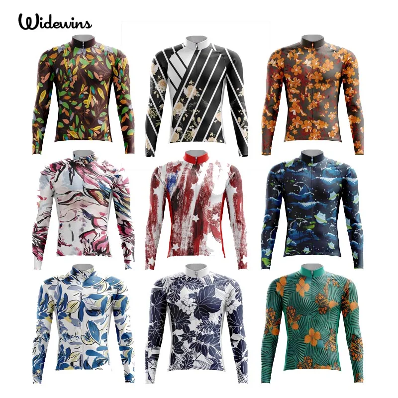 

Women 2023 Classic Flower New Breathable Cycling Jersey Long Sleeve Summer Quick Dry MTB Road Biking Bike Clothing Maillot Cicli