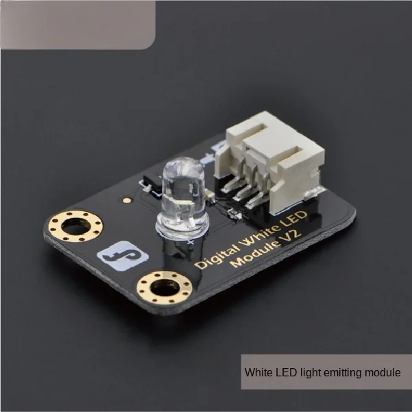 Compatible with Arduino electronic building block Digital module White LED light emitting module with data cable