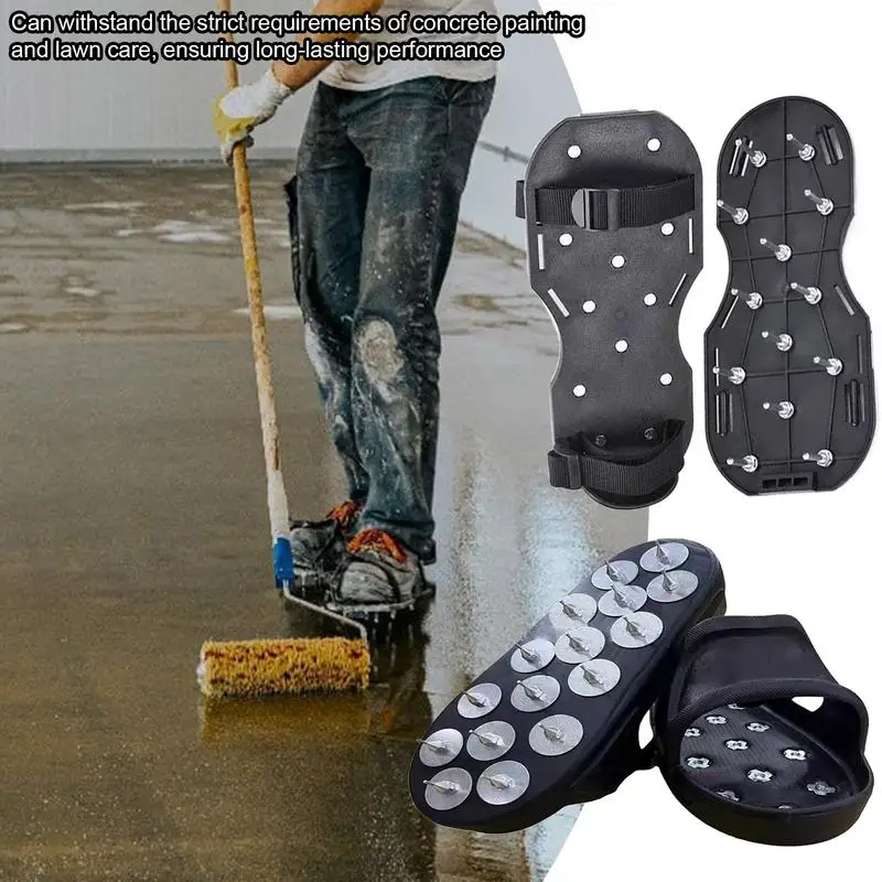 

Обувь с шипами для эпоксидного пола. Прочная обувь с шипами для травы. Самовыравнивающаяся напольная рабочая обувь. Обувь для садового газона для мужчин.