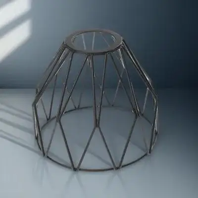 الإبداعية الحديد الفن غطاء مصباح تصميم جوفاء دائم للمنزل بار السقف الممر ضوء ملحق الحديد الفن غطاء مصباح #6