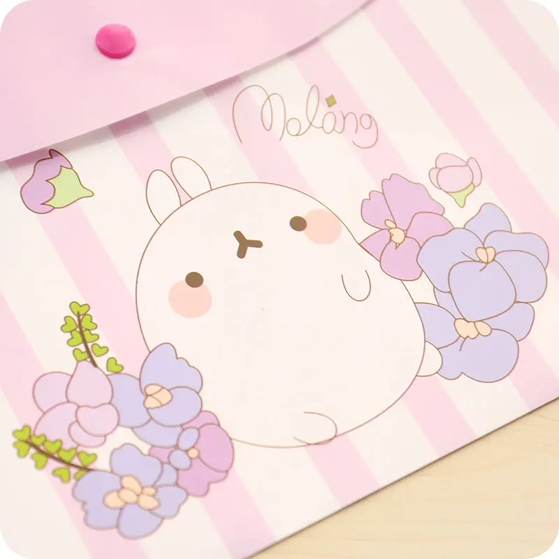 8pcs-A4 Plastic Envelopes Poly Envelopes File Bags Document Folders Organizers with Snap Buttonin Stationery Casesnew