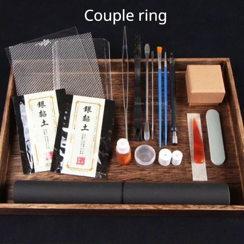 

999 Sterling Silver Silver Clay DIY Creative Self-made Adult Handmade Couple Ring Pendant Jewelry Manufacture Material Bag