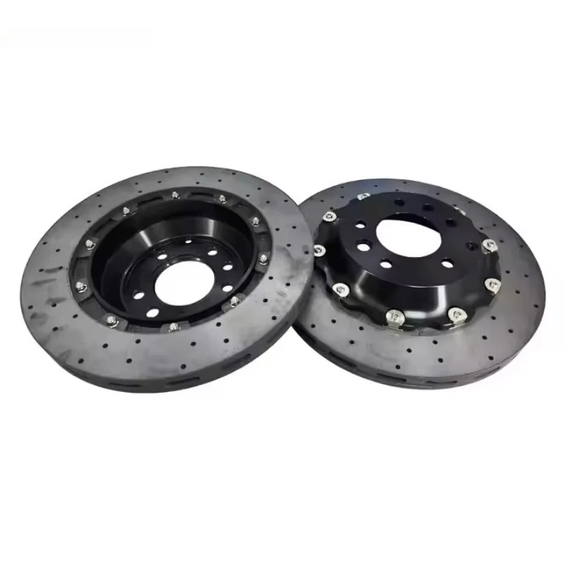 Factory Hot Sale Upgrade 10-Pot Calipers Auto Brake Disc Kit for Rs7 Big Front Wheel Brake Rotors