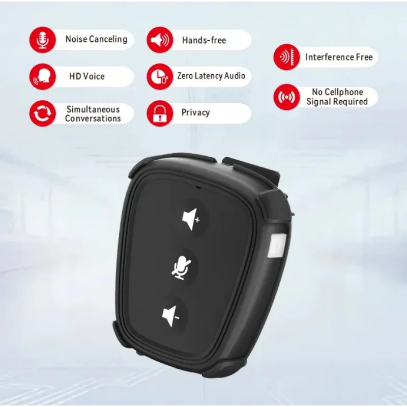 Wirels Real-Noise Cancellation Kit Soccer Referee Radio Communiion Headset