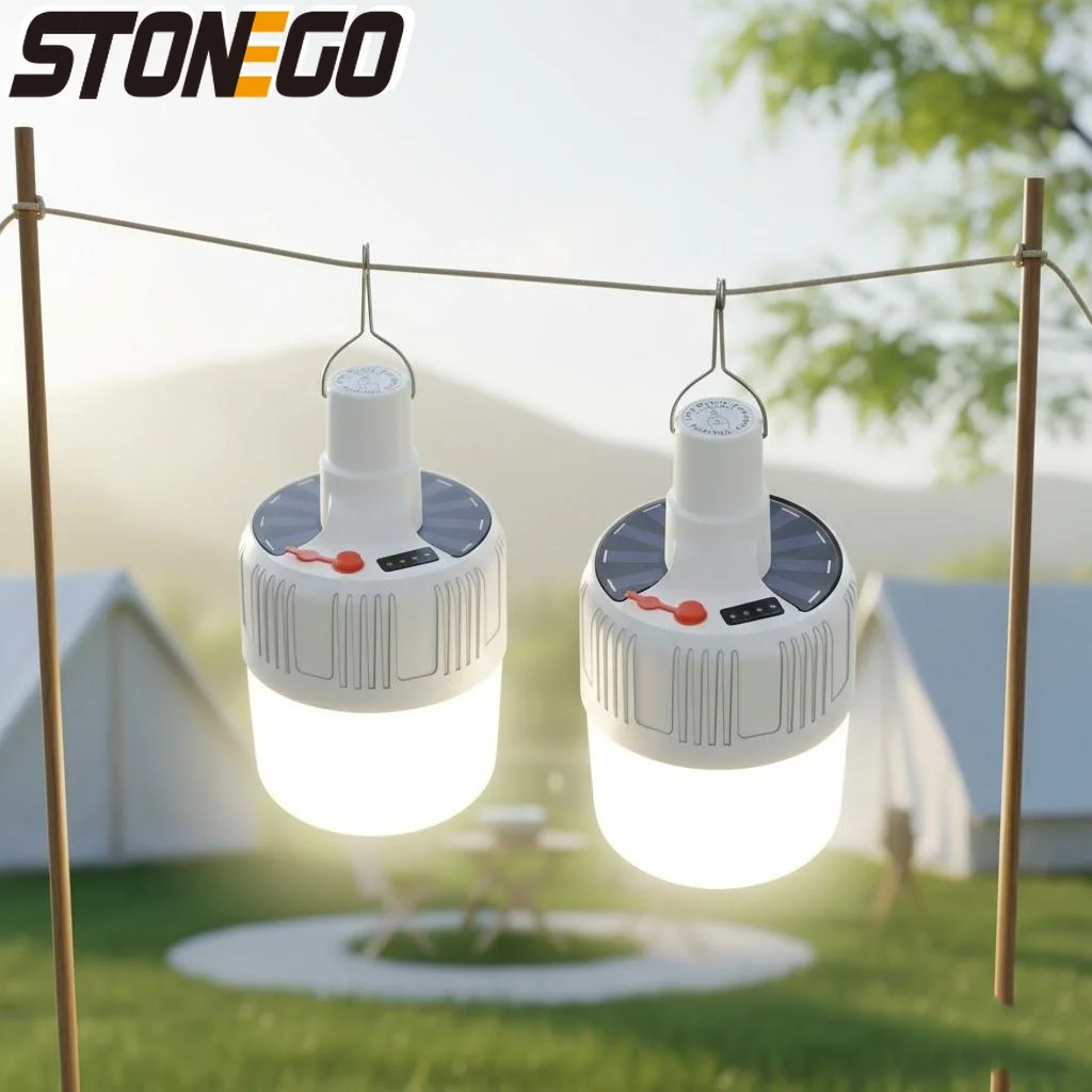 

Солнечная светодиодная лампа для улицы, портативная, для кемпинга, рыбалки, сада, водонепроницаемая, дневного света, для экстренных ситуаций