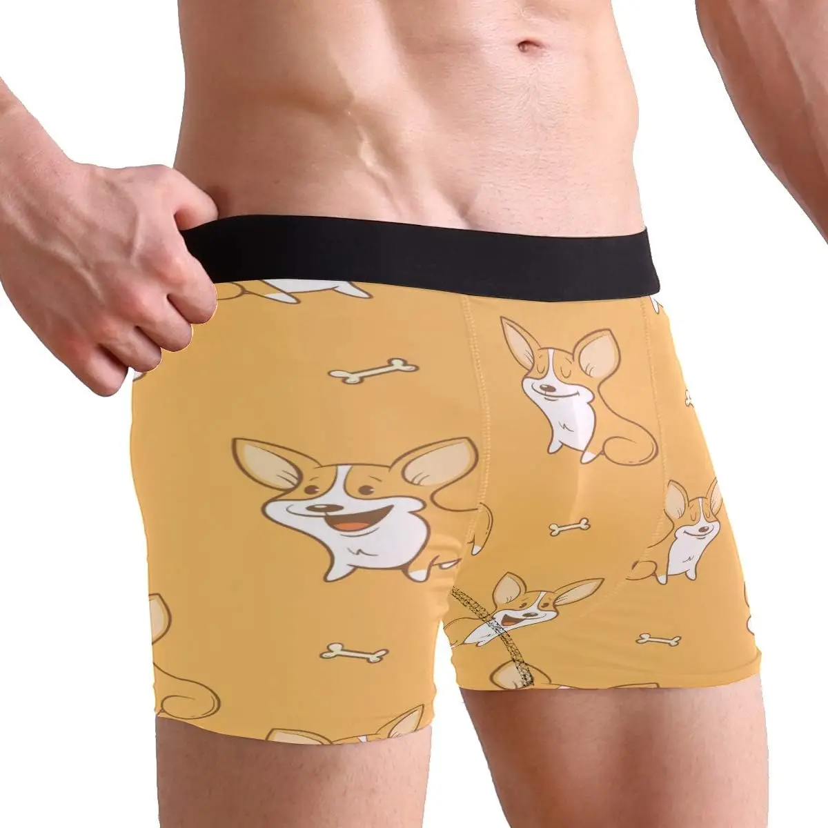 Cogi Dog رجل سراويل داخلية للرجال الملابس الداخلية تنفس تمتد الملاكم جذع مع الحقيبة S-XXL الملابس الداخلية مع نسيج فتل الرطوبة