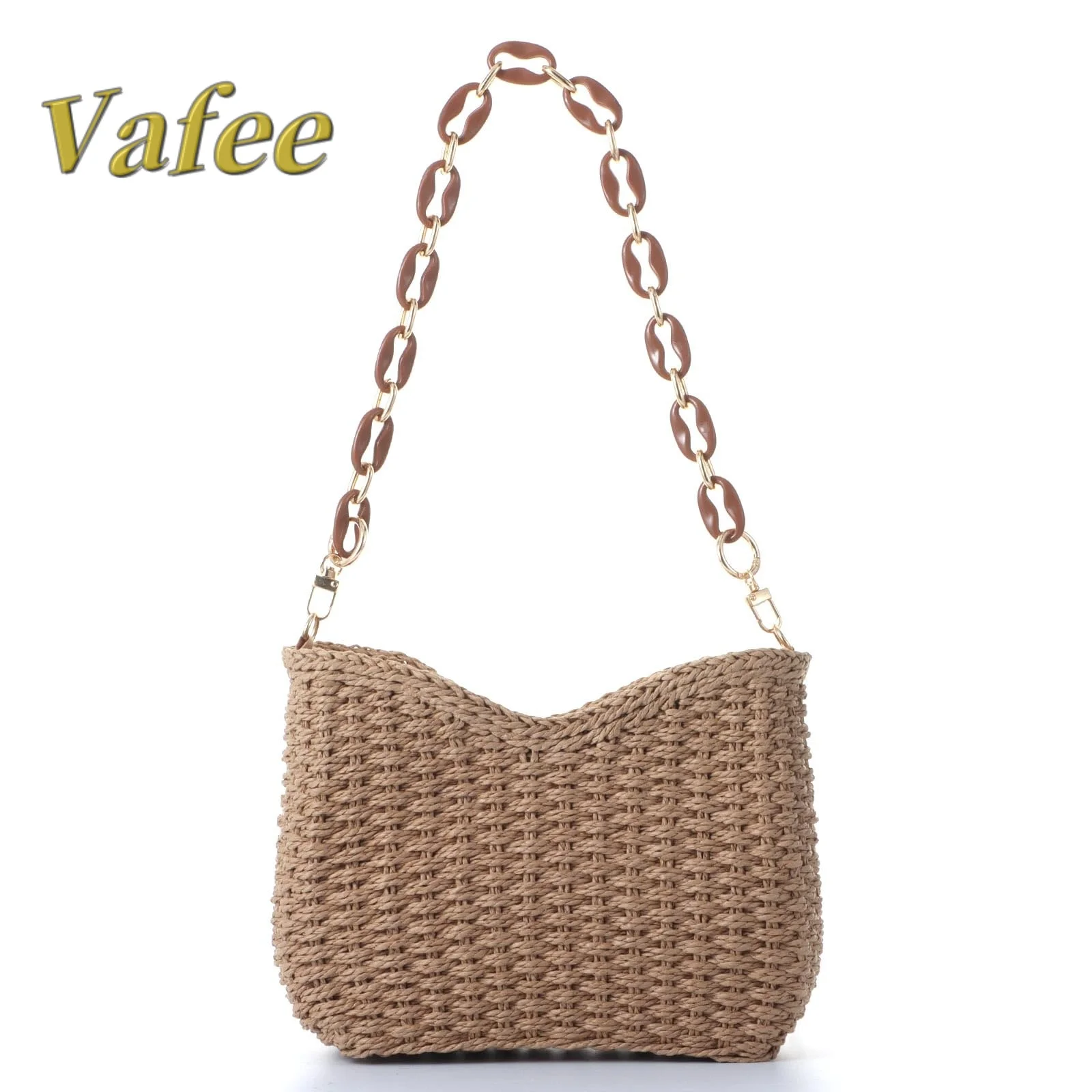 

Straw Shoulder Bag for Women Summer Straw Woven Beach Bag Small Straw Clutch Handbag Phone Wallet Purse