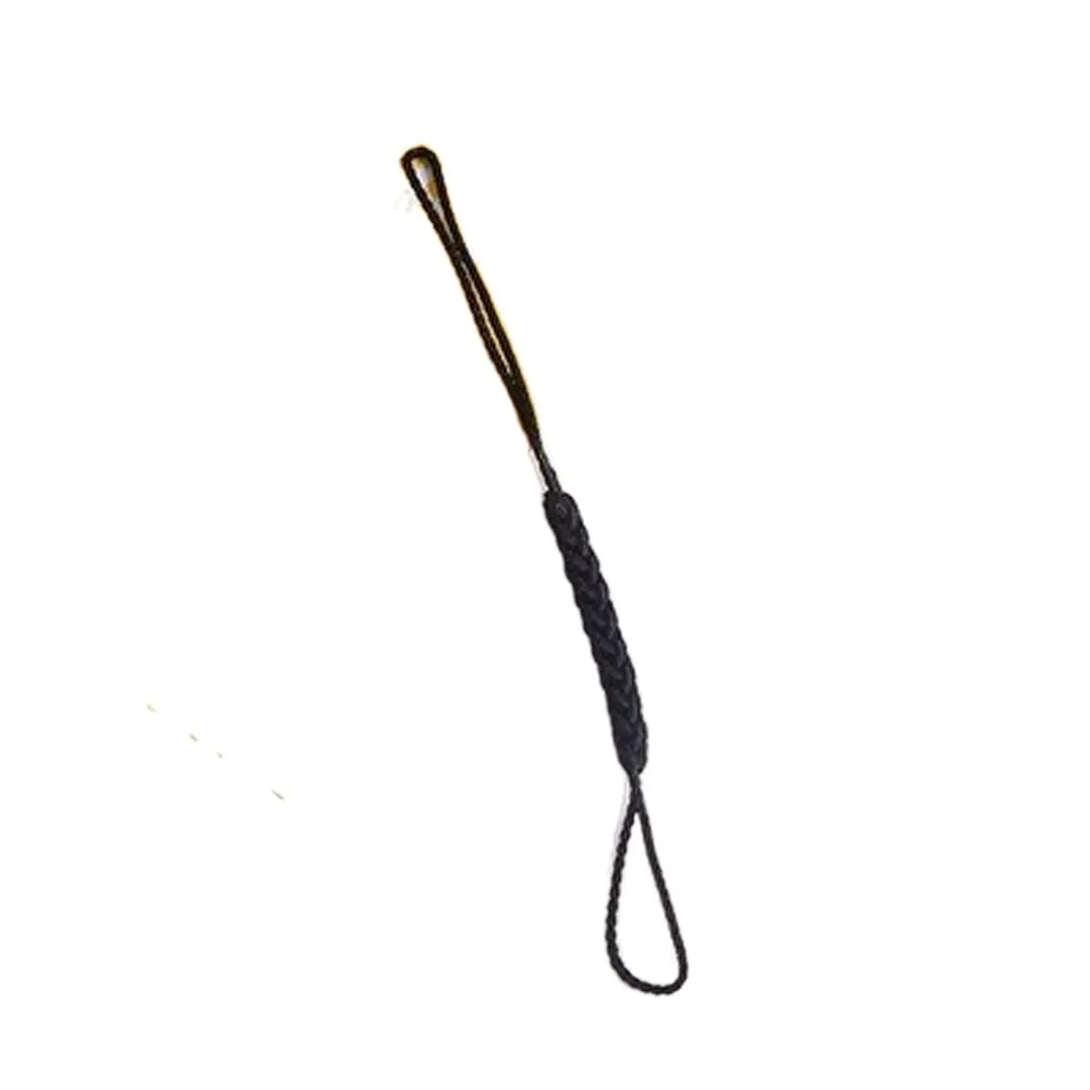 手編み Diy 電話ロープダブルエンドキーストラップ電話ストラップ織無地電話ストラップ電話アクセサリー