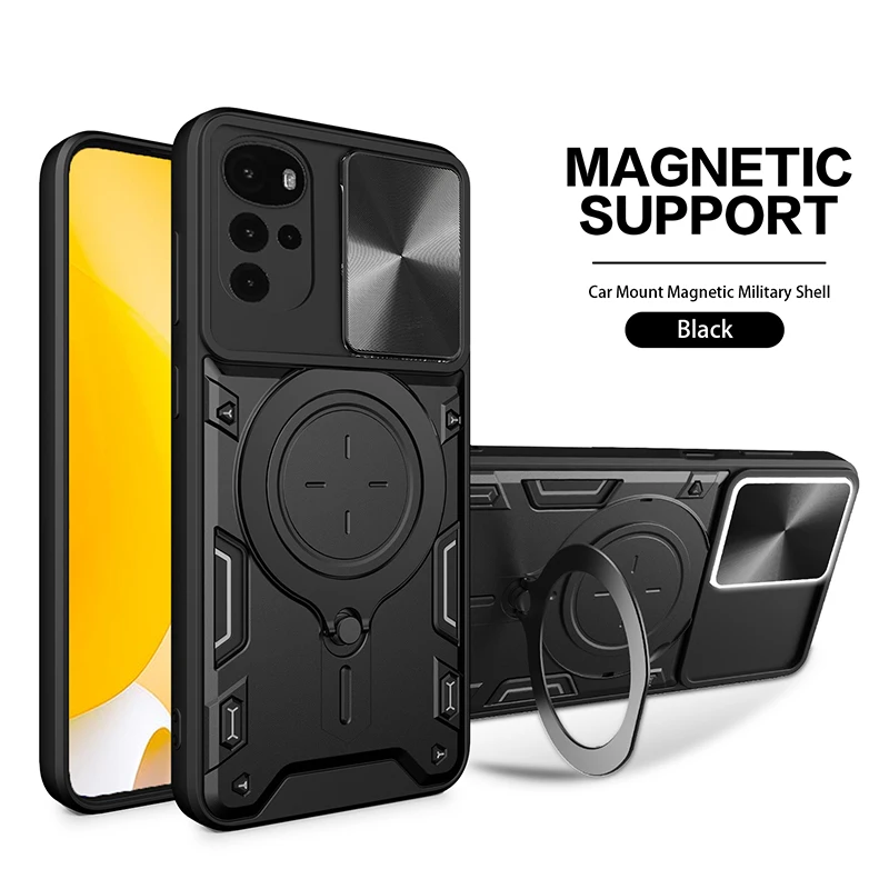 Slide Camera Lens Case For Motorola Moto G60 G60S G200 G71 G22 G32 G52 Military Grade Bumpers Armor Ring shock protection Cover