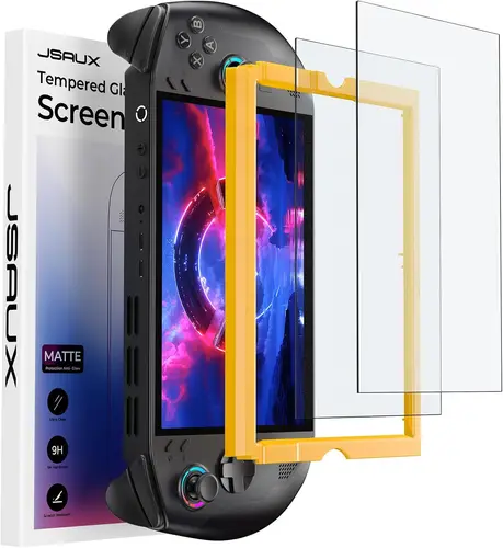 Paquete de 2 protectores de pantalla antideslumbrantes para Legion Go S 8"", fáciles de instalar con marco guía, cobertura total de 8 pulgadas, vidrio mate