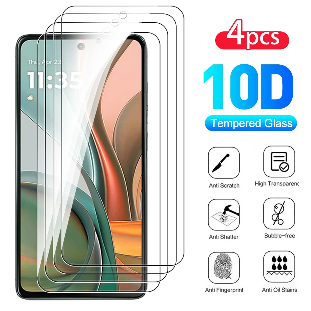 4PCS Tempered Glass Case For Motorola Moto G75 Screen Protector Protective Glass On MotorolaG75 Moto G75 G 75 75G 5G 2024 Film