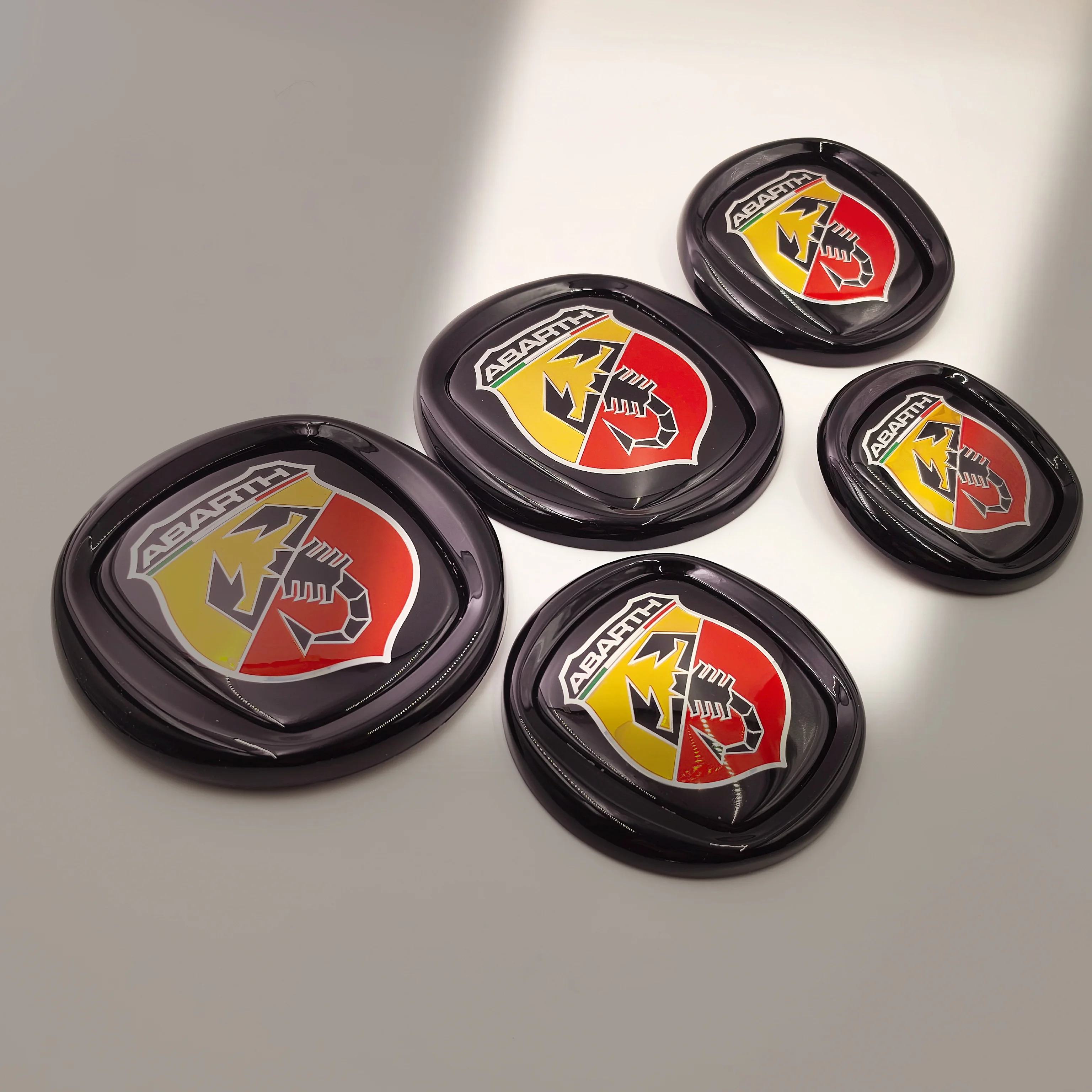 FIAT Abarth Car Front Head Hood Bonnet Emblem Rear Tail Bumper Trunk Badge Styling 8.5cm 9.5cm 10cm 12cm 85mm 95mm 100mm 120mm - view 5
