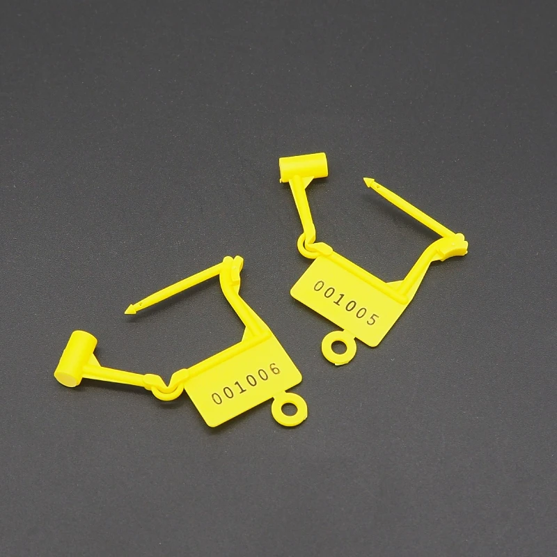 100Pcs Disposable Anti-Theft Buckle Medical Emergency Vehicle Lock Plastic Cable Tie Padlock For Anti Theft