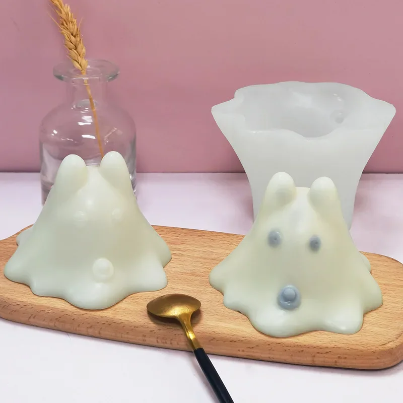 

DIY Cartoon Cat Mousse Cake Mold Strange Jelly Custard Pudding Silicone Mold Homemade Children Ice Cream Popsticks Mold