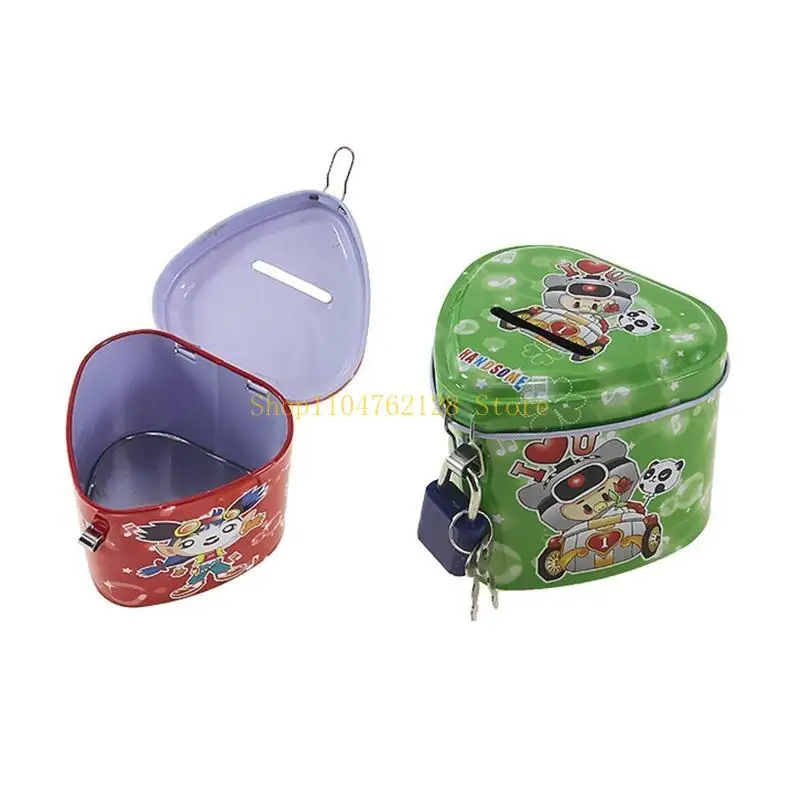 Cartoon Piggy Safe Money Box with Lock for Key for Creative Coin Boxes best sale
