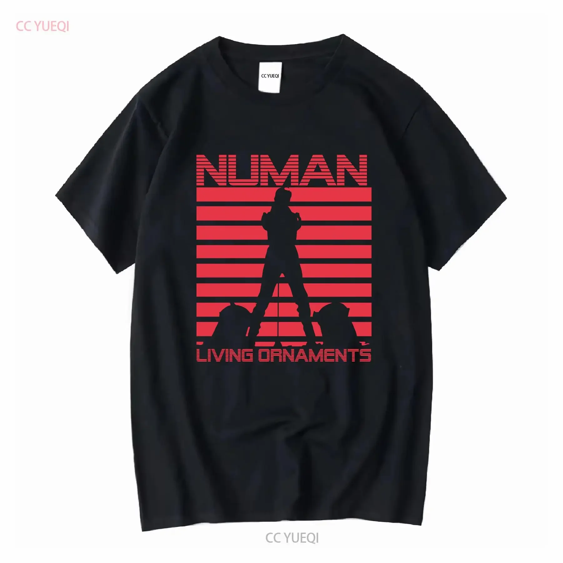 Gary Numan T Shirt Living Ornaments New Wave Synthpop Men's Medium long or short sleeves vintage Washed Top For Everyday Wear