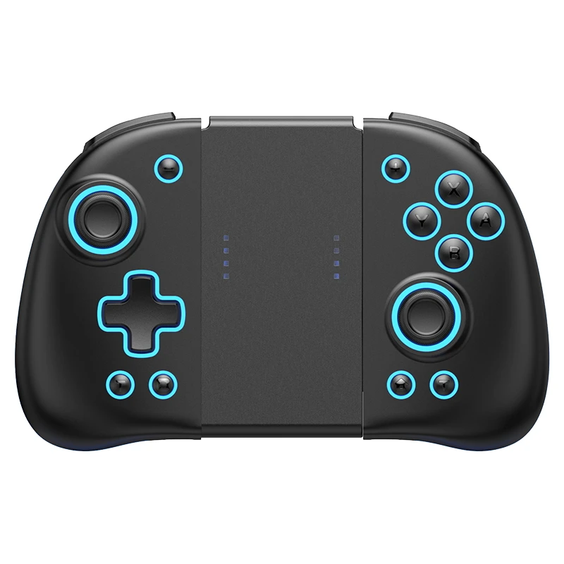 

LinYuvo KS47 Wireless Joy Pad Controller for Switch/OLED with 8 Colors Adjustable LED,Hall Effect Joysitck/Back Map Button/Turbo