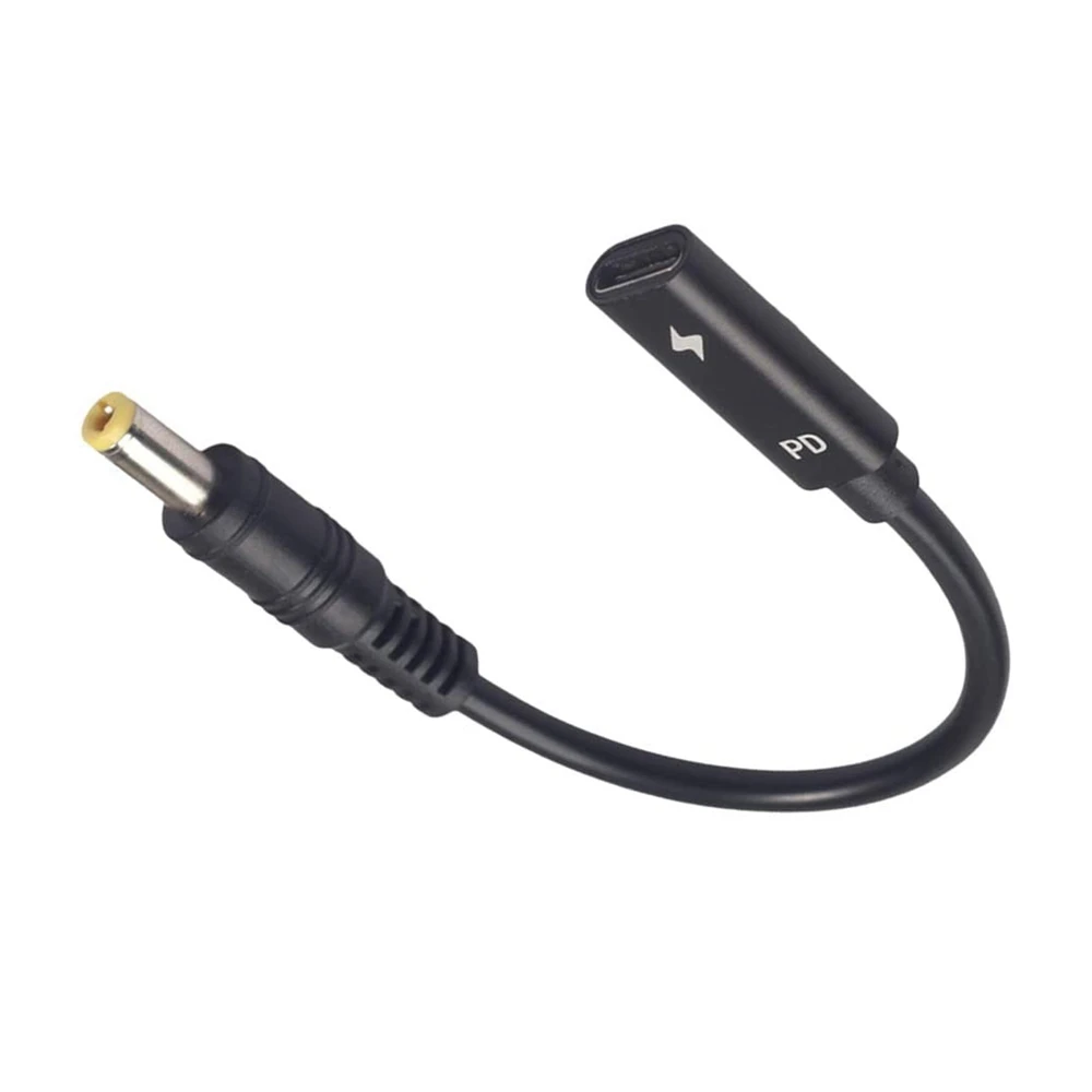 Gniazdo USB-C typu C, DC5,5-2,5 mm, kabel ładujący PD 19-20 V, odpowiedni do laptopa