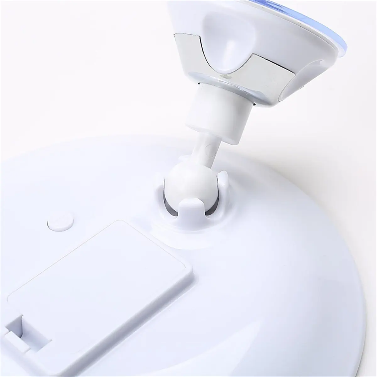 10X Smart Makeup Magnifying Mirror LED Supplementary Light Mirror Suction Cup Wall-Mounted for Vanity Bathroom Travel-A14I