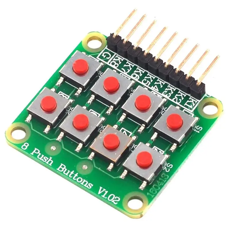 T23C 2X4 Keypad 4X2 Keypad 8 Push Buttons Key Board Matrix Keyboard Button For Arduino AVR PIC 2X4 Module AVR PIC Module
