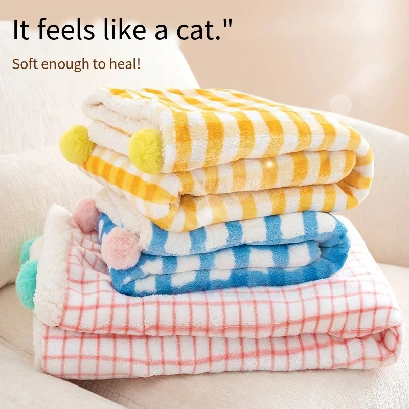 

Autumn and winter warm cat's nest sleeping mat Dog's nest dog's cage mat Sleeping supplies Pet blanket