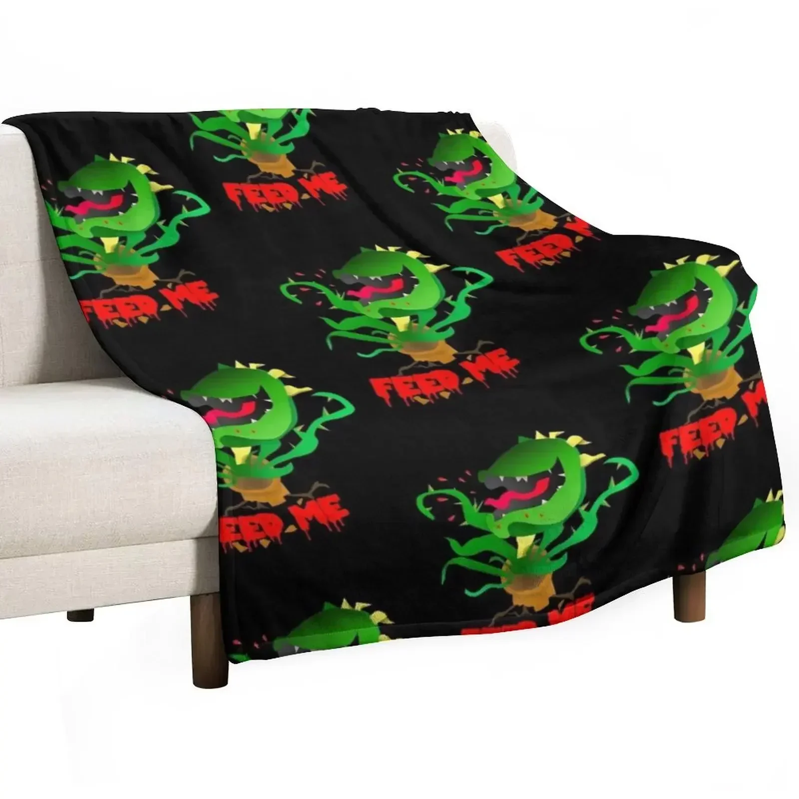 

Feed Me Throw Blanket Flannel Fabric Decorative Sofas For Baby Blankets
