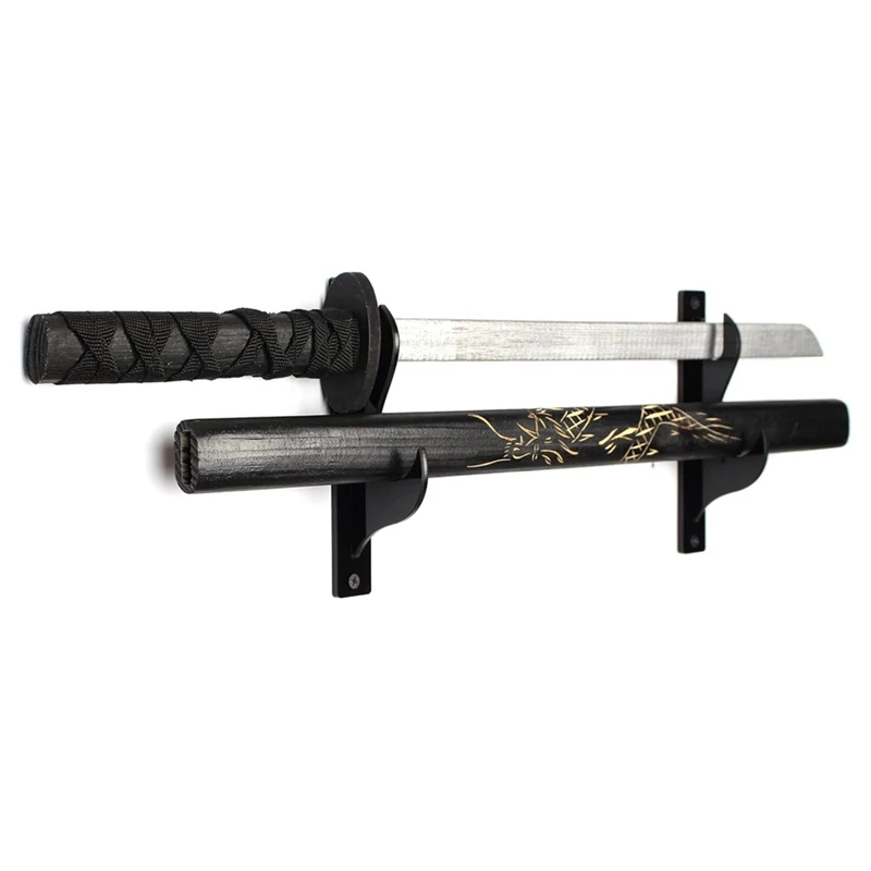 Акриловый настенный держатель для меча, регулируемый кронштейн для вешалки для дисплея самурайского меча