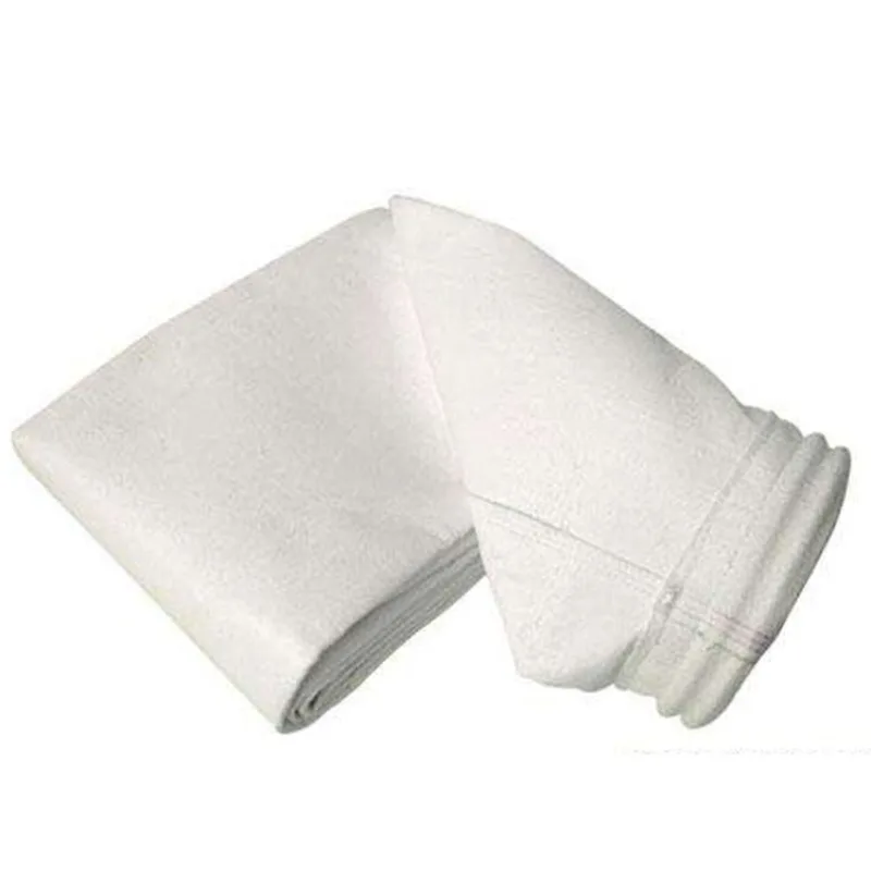 أكياس تجميع الغبار نبض ارتفاع درجة الحرارة البوليستر الصناعي إبرة لكمات أكياس تصفية مجمع الغبار #6