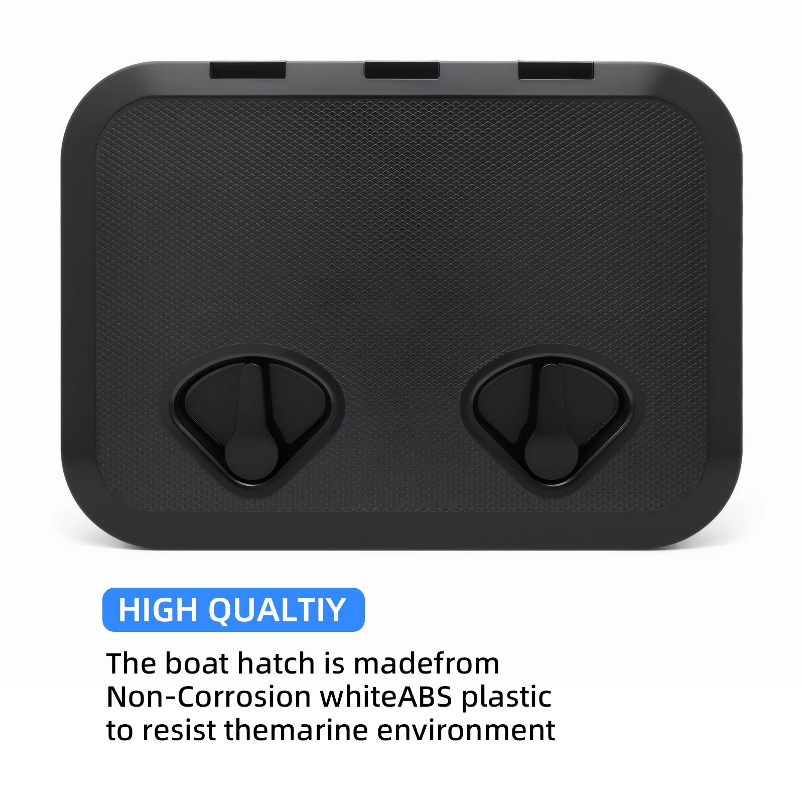 Accesorios para barcos, cubierta de escotilla de acceso de cubierta ABS, cubierta de escotilla de acceso de inspección antideslizante Anti-UV impermeable para barco marino, yate, RV