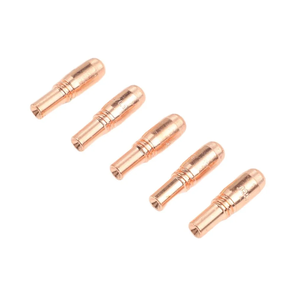 For Bernard for mig for torch for contact Tips 25PCS 035(0 9mm) For TA035CH with For DMA250 Gas Diffuser Welding Consumables Set
