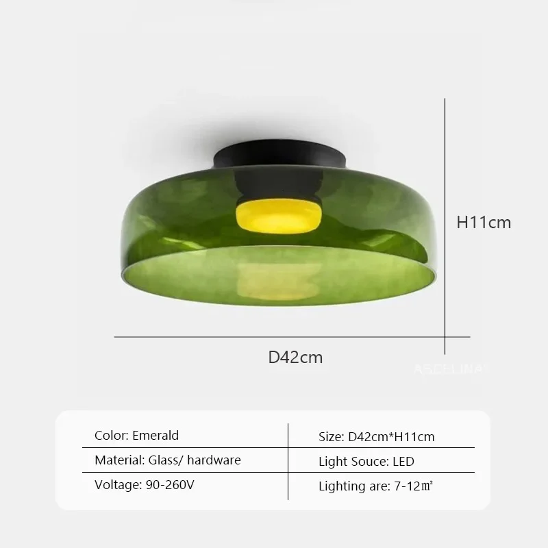 LEVELS Glazen plafondlamp Slaapkamer led Middeleeuwse Kleurrijke lampen voor Restaurant Creatieve Eetkamer slaapkamer decoreren