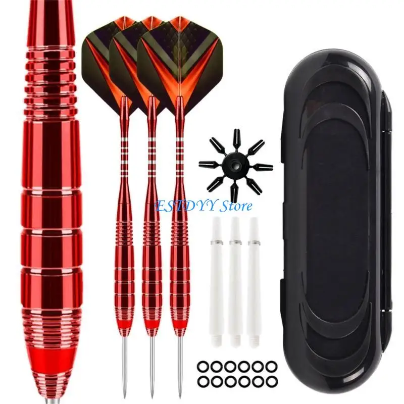 

G6DE Profession 3 Pack Steel Tip Darts устанавливают 22 граммы с алюминиевыми валами Darts Flight